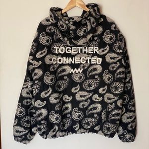 ZARA Paisley Hoodie Together Connected